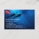 Search for diving business cards Underwater