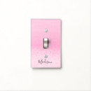 Search for glitter light switch covers Pink