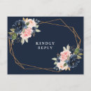 Search for wedding rsvp postcards Floral