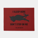 Search for sarcastic doormats Cat
