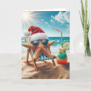 Search for cocktail christmas cards Beach chair