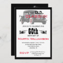 Search for funny old age birthday invitations Vintage