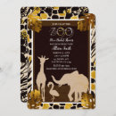 Search for giraffe print invitations jungle