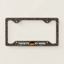 Search for german flag license plates Black