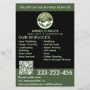 Search for lawn care flyers Tree service