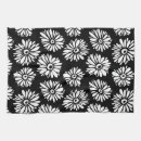 Search for daisy kitchen towels Black and white