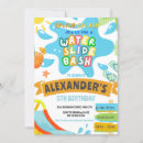 Search for water park invitations Waterslide