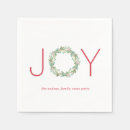 Search for christmas paper napkins Wreath