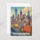 Search for vintage philadelphia postcards Illustration