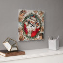 Search for victorian clocks Santa claus