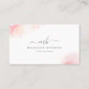 Search for feminine business cards Beauty