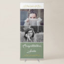 Search for congratulations graduation retractable banners Elegant