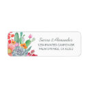 Search for southwestern return address labels Cactus