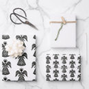 Search for angels wrapping paper Plaid