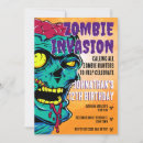 Search for kids halloween birthday invitations Zombie