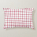 Search for pink plaid pillows Elegant
