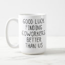 Search for good luck mugs coworker