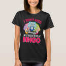Search for bingo womens tshirts Caller