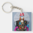 Search for day of the dead keychains Catrina