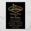 Search for las vegas wedding invitations Gold