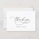 Search for classic wedding thank you cards Typography