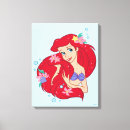 Search for disney canvas prints Ariel