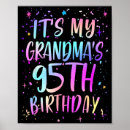 Search for 95th birthday posters Years