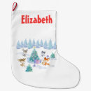 Search for fox christmas stockings Watercolor