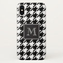 Search for houndstooth iphone cases Black and white