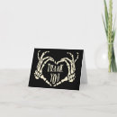 Search for skeleton thank you cards Hallowedding