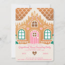 Search for gingerbread house invitations Pink