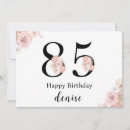 Search for 85th birthday cards Typography