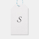 Search for monogram gift tags Initials