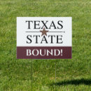 Search for college bound signs Texas state university