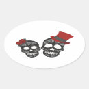 Search for red skull stickers Halloween