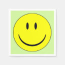Search for happy face napkins Smile