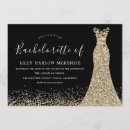 Search for gold and black bachelorette party invitations Elegant