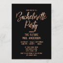 Search for gold and black bachelorette party invitations Celebration
