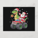 Search for dinosaur postcards Santa