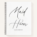 Search for maid of honor notebooks Modern
