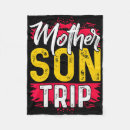Search for mother and son blankets Family time