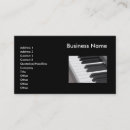 Search for key business cards Piano