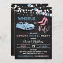 Search for wheels or heels invitations He or she
