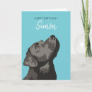 Search for black labrador birthday cards Retriever