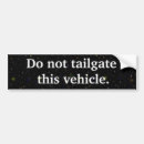 Search for tailgating bumper stickers Traffic
