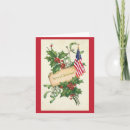Search for american flag christmas cards Holly