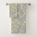 Search for gray and yellow bath towels Pattern