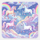 Search for magical unicorn glitter stickers Whimsical