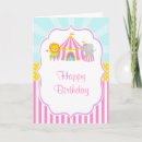 Search for circus birthday cards Big top