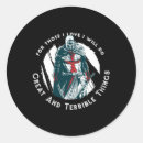 Search for knights templar stickers Warrior